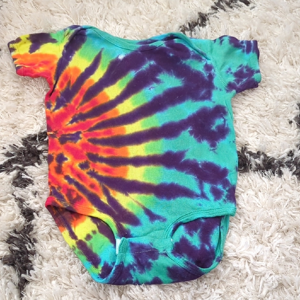 Colorful Tie-Dye Onesie